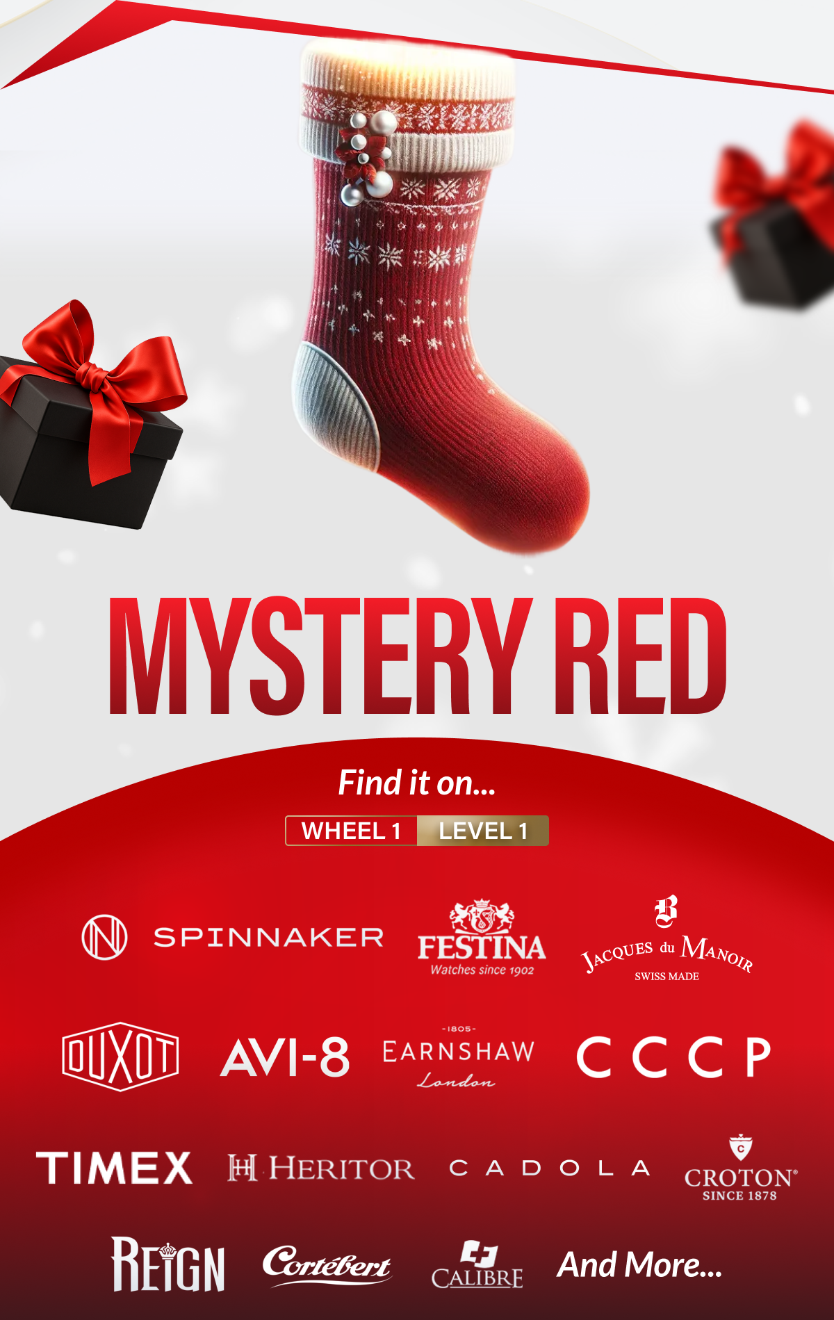 Spin For the Mystery Red