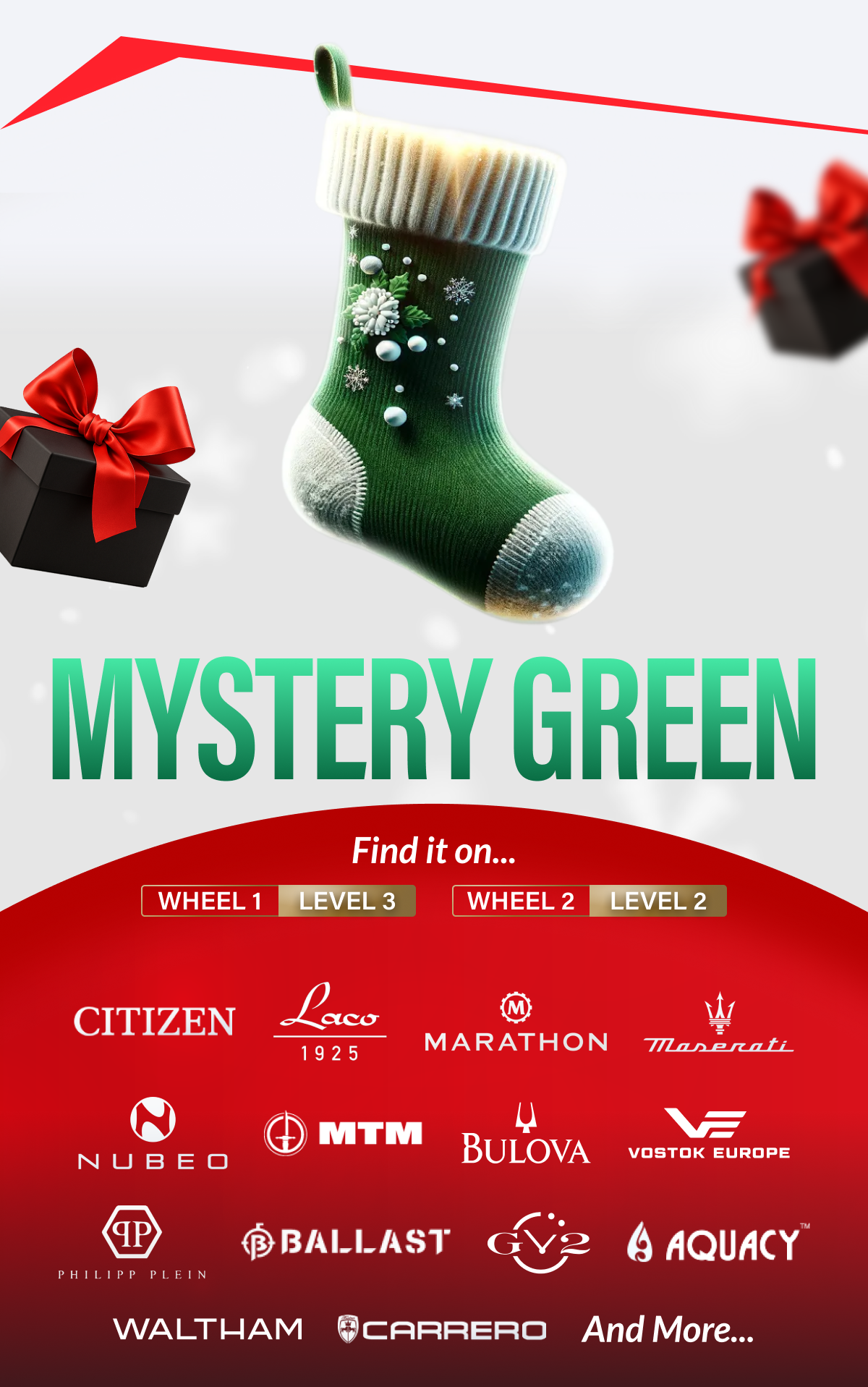 Spin For the Mystery Green