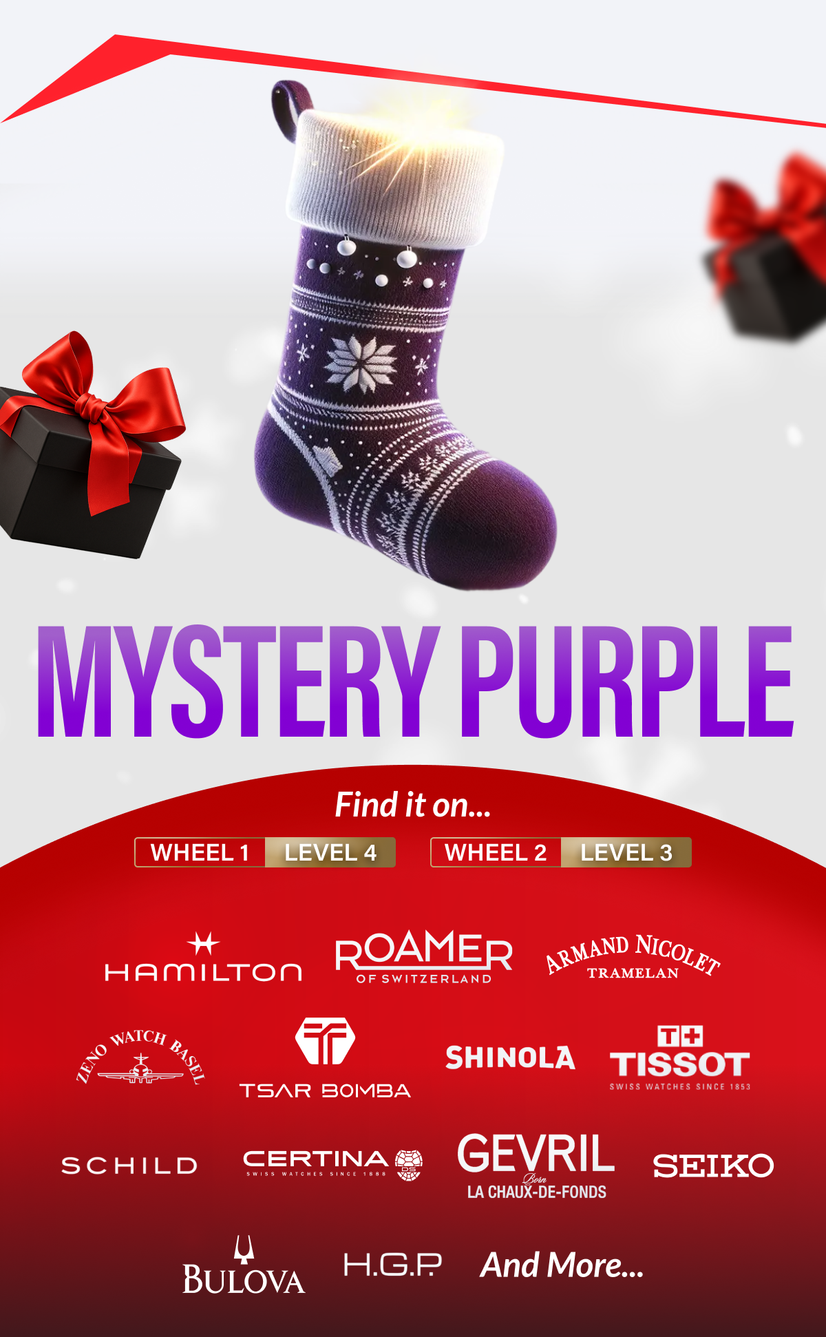 Spin For the Mystery Purple