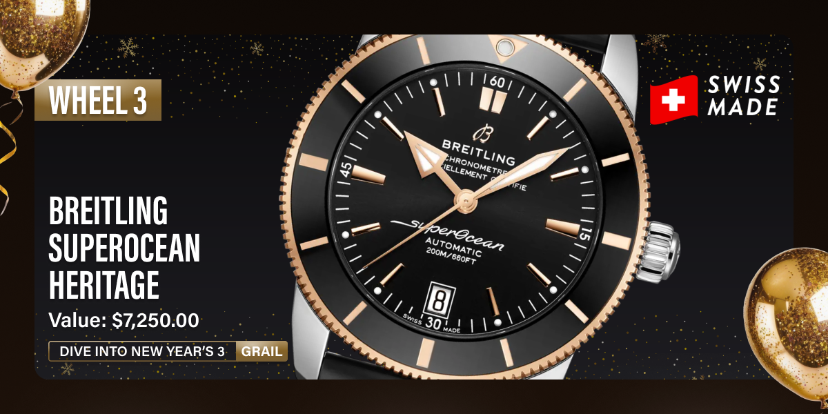 Dive Into New Year's 3 - Grail Watch Breitling Superocean
