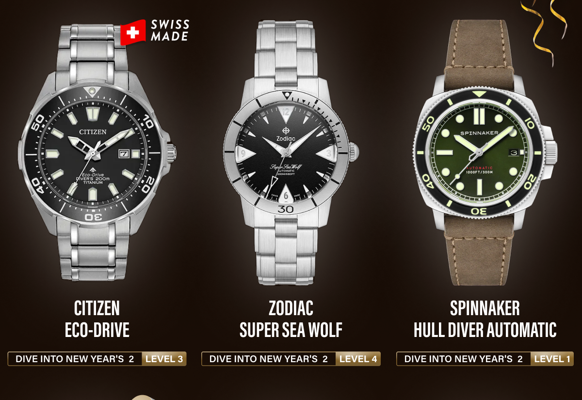 Dive Into New Year's 2 Watches