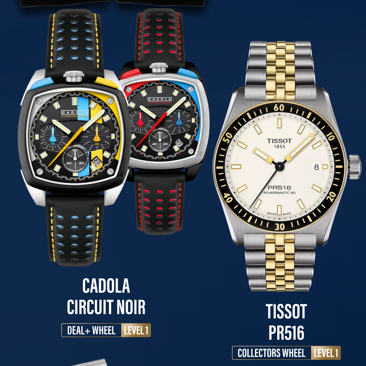 Deal+ Wheel + Tissot PR516