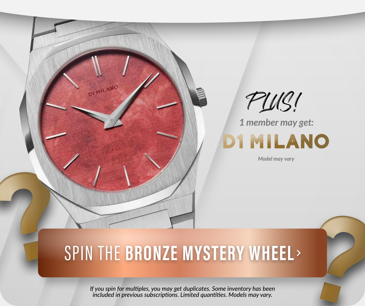 Spin the Bronze Mystery Wheel