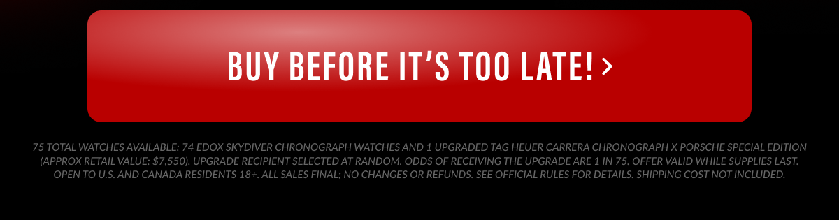 Buy Before It's Too Late