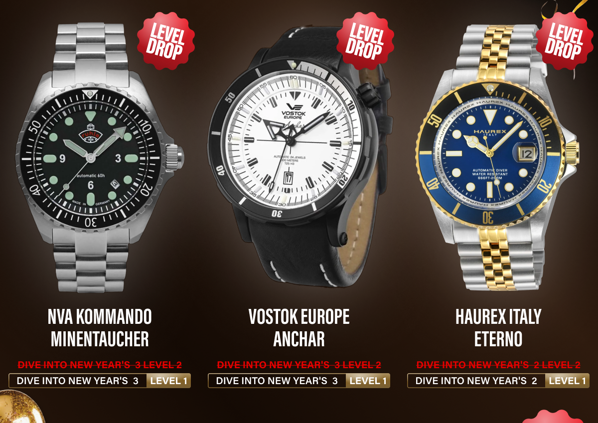 Dive Into New Year's - Level Drops