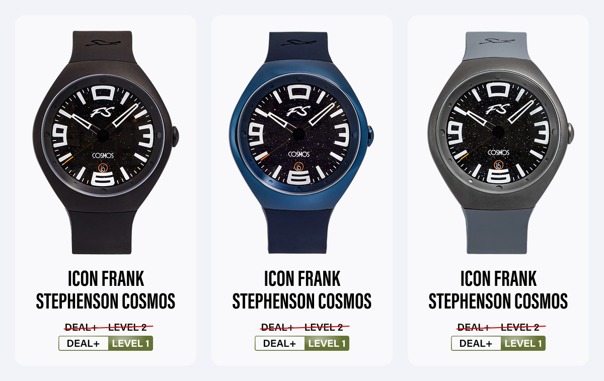 Icon Frank Stephenson Cosmos - Now On Deal+ Level 1