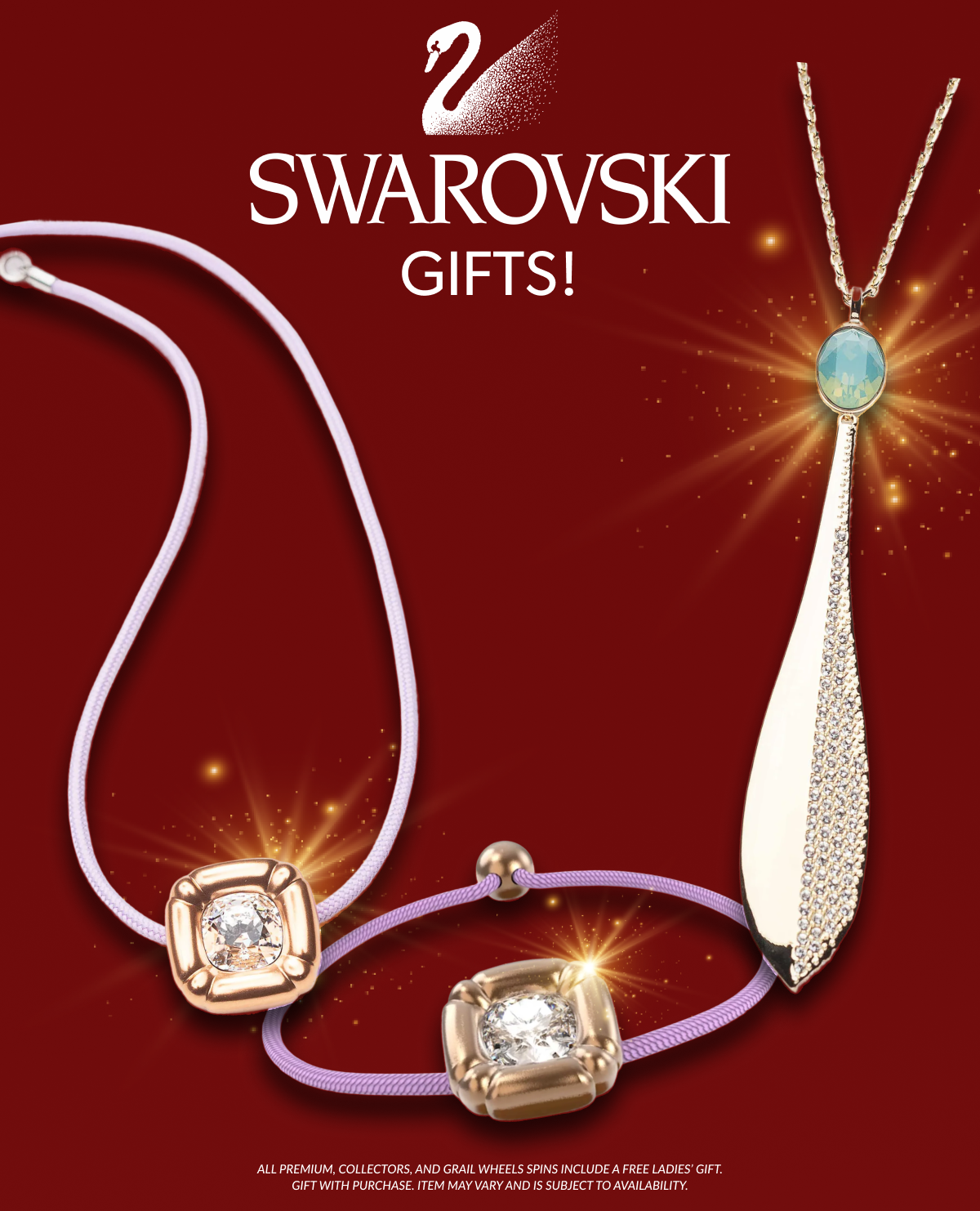Swarovski Gifts on Every Purchase!