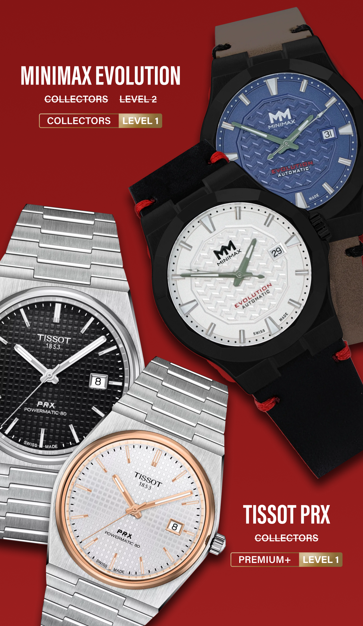 Collectors+ & Premium+ Watches