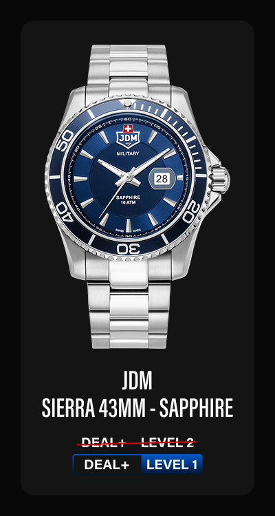 JDM Sierra 43mm - Sapphire