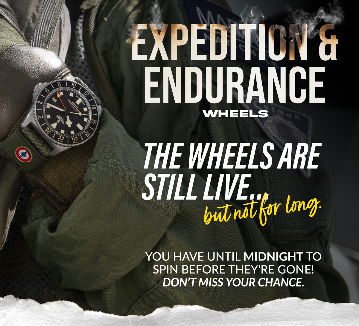 The Wheels Are Still Live... but nor for long!