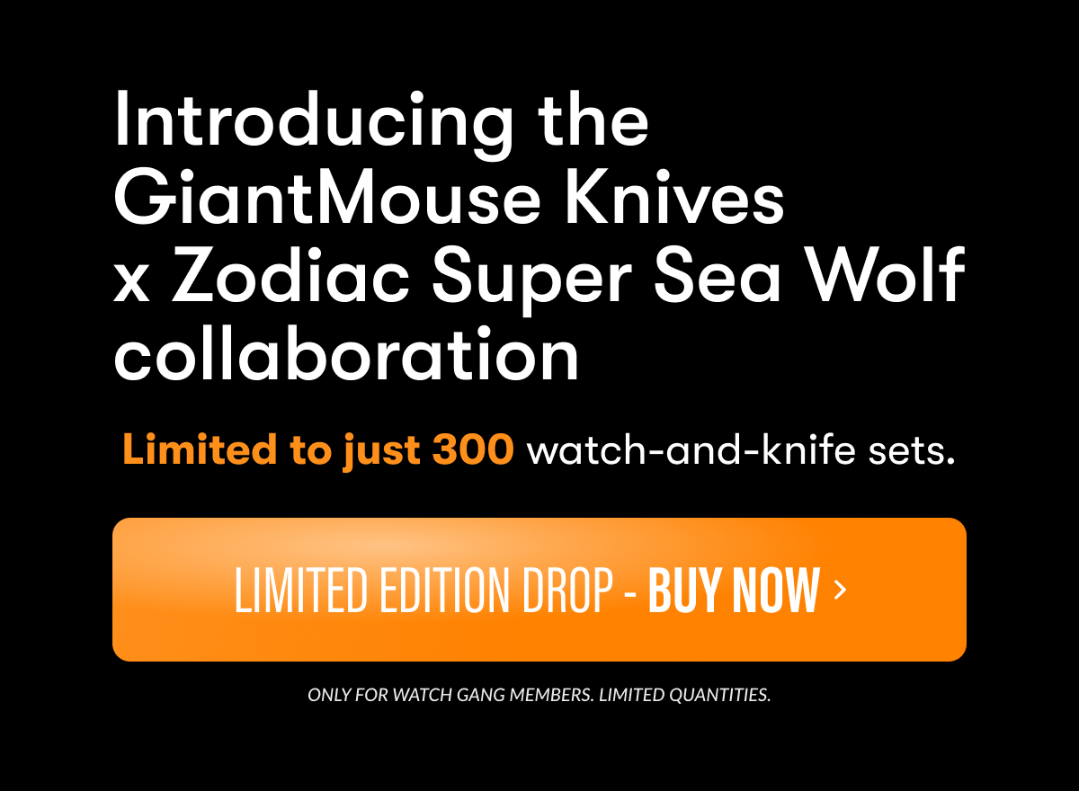 Introducing the GiantMouse Knives x Zodiac Super Sea Wolf collaboration