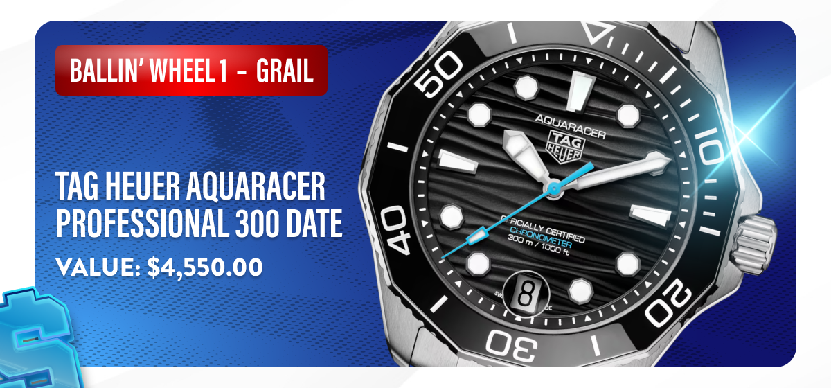TAG Heuer - Aquaracer Professional 300 Date - Spin The Balling On A Budget Wheel 1