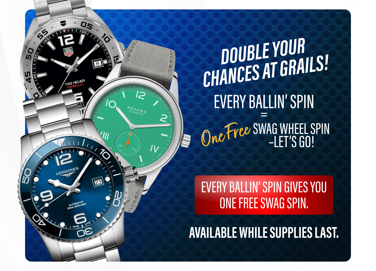 Double Your Chances at Grails!